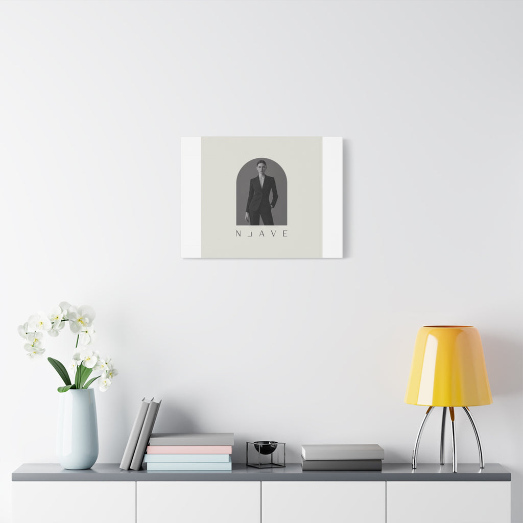 Monochrome Minimal Fashion Print, Canvas