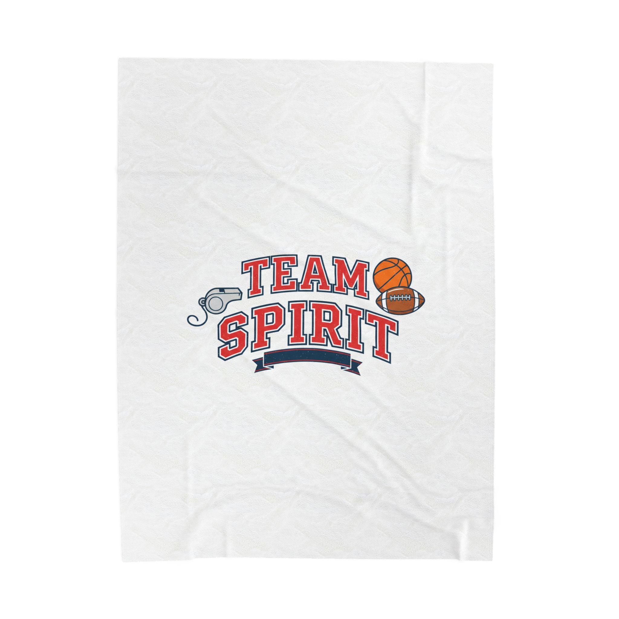 Team Spirit Varsity Blanket | Collegiate Athletic Block Letter Campus Style