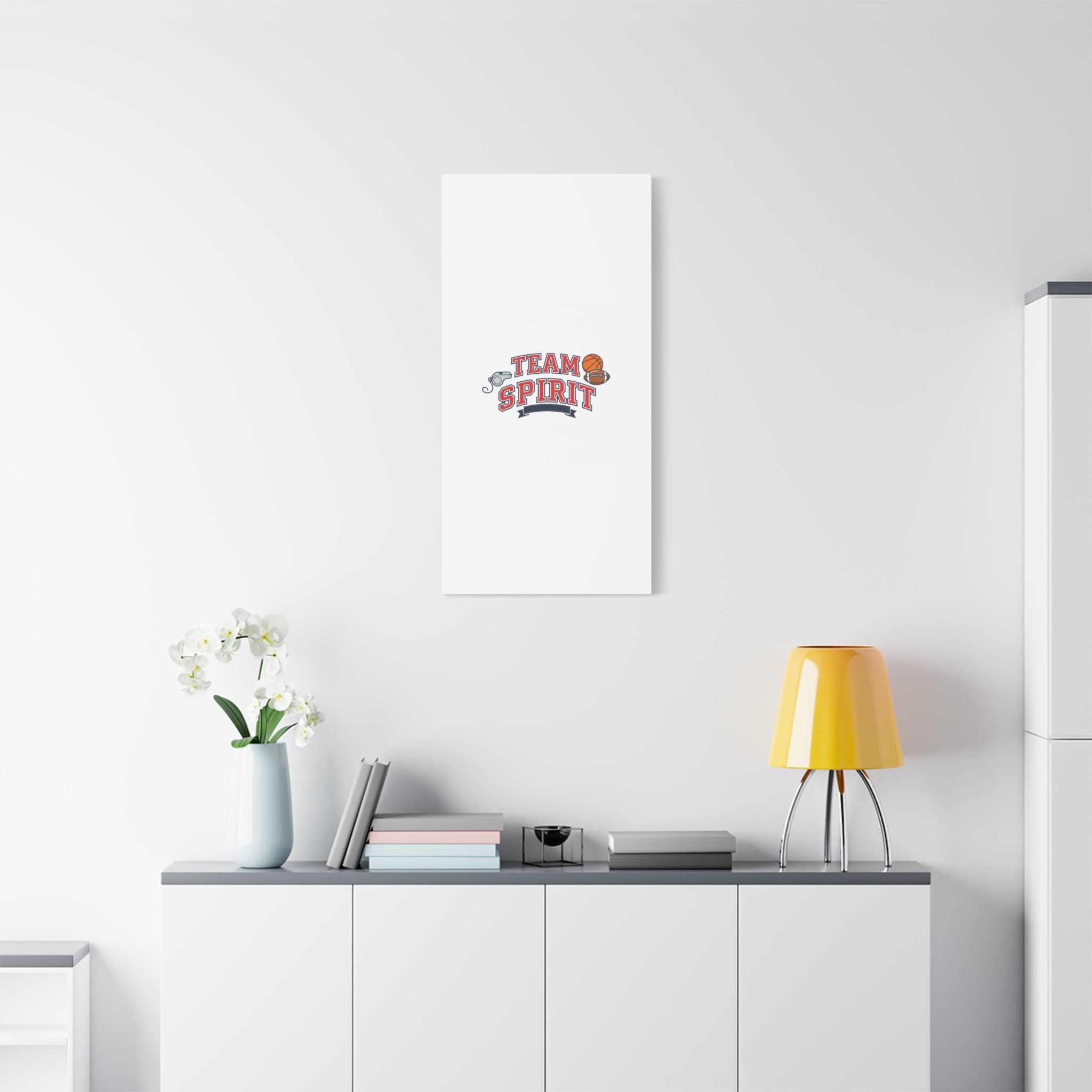 Team Spirit varsity crest Canvas