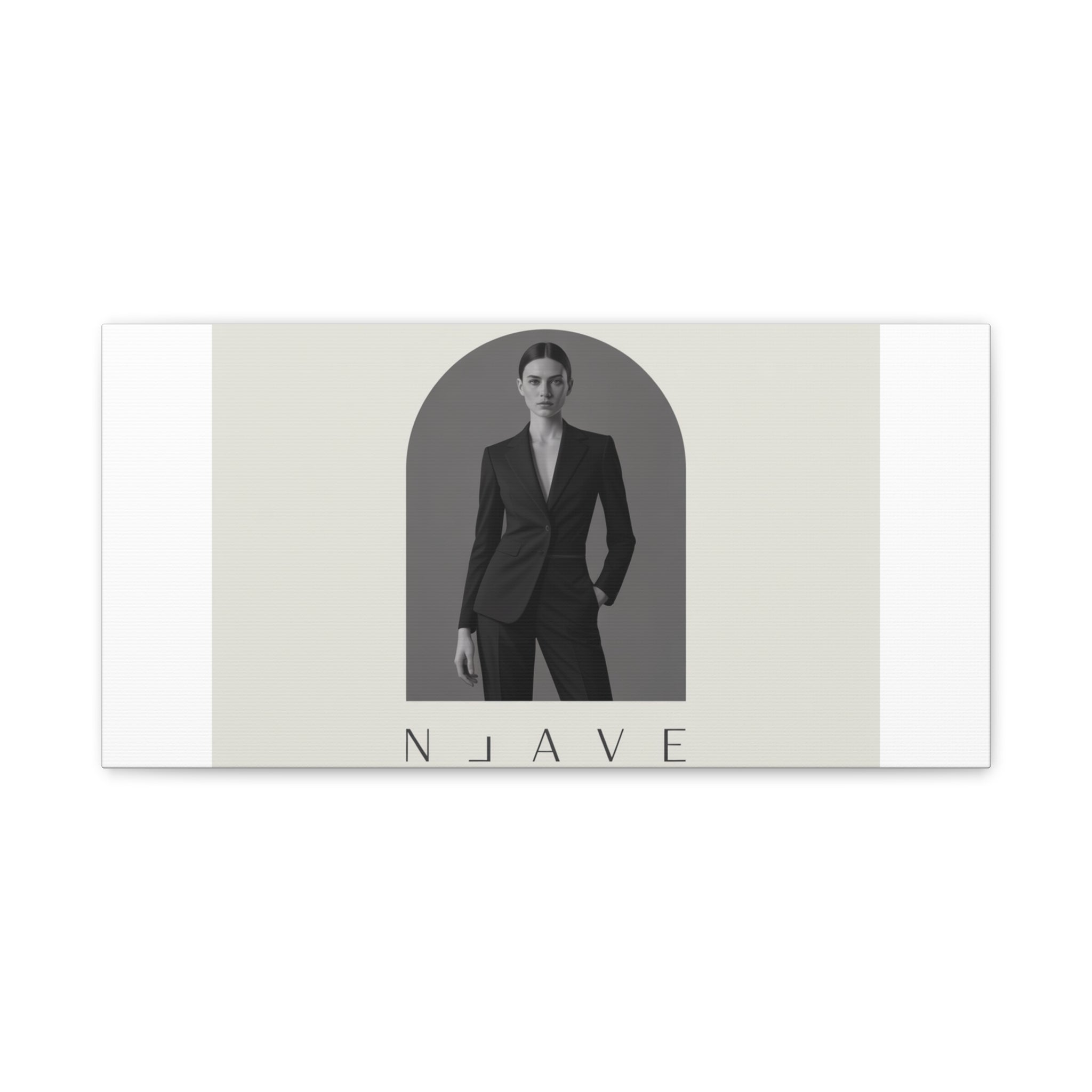 Monochrome Minimal Fashion Print, Canvas