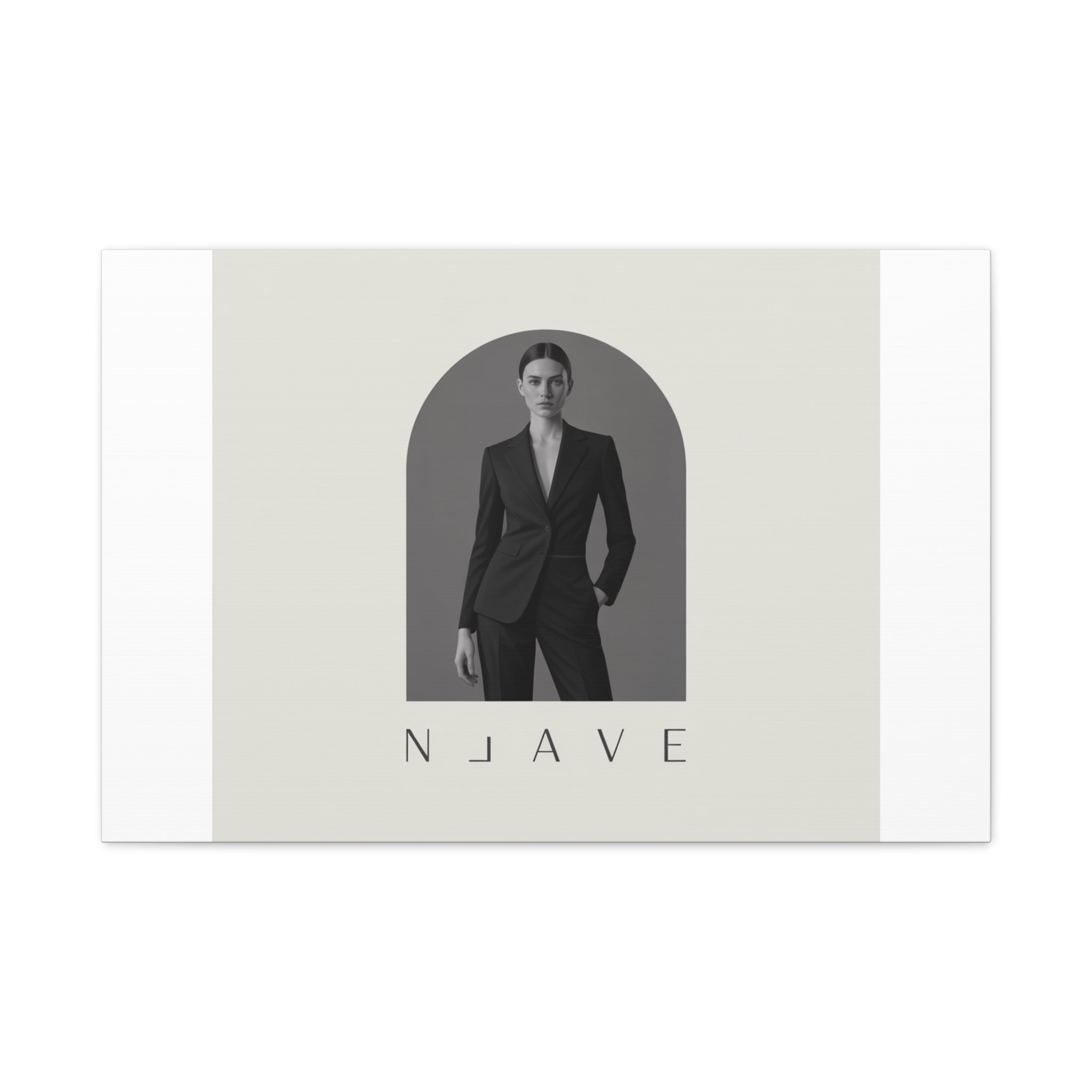 Monochrome Minimal Fashion Print, Canvas