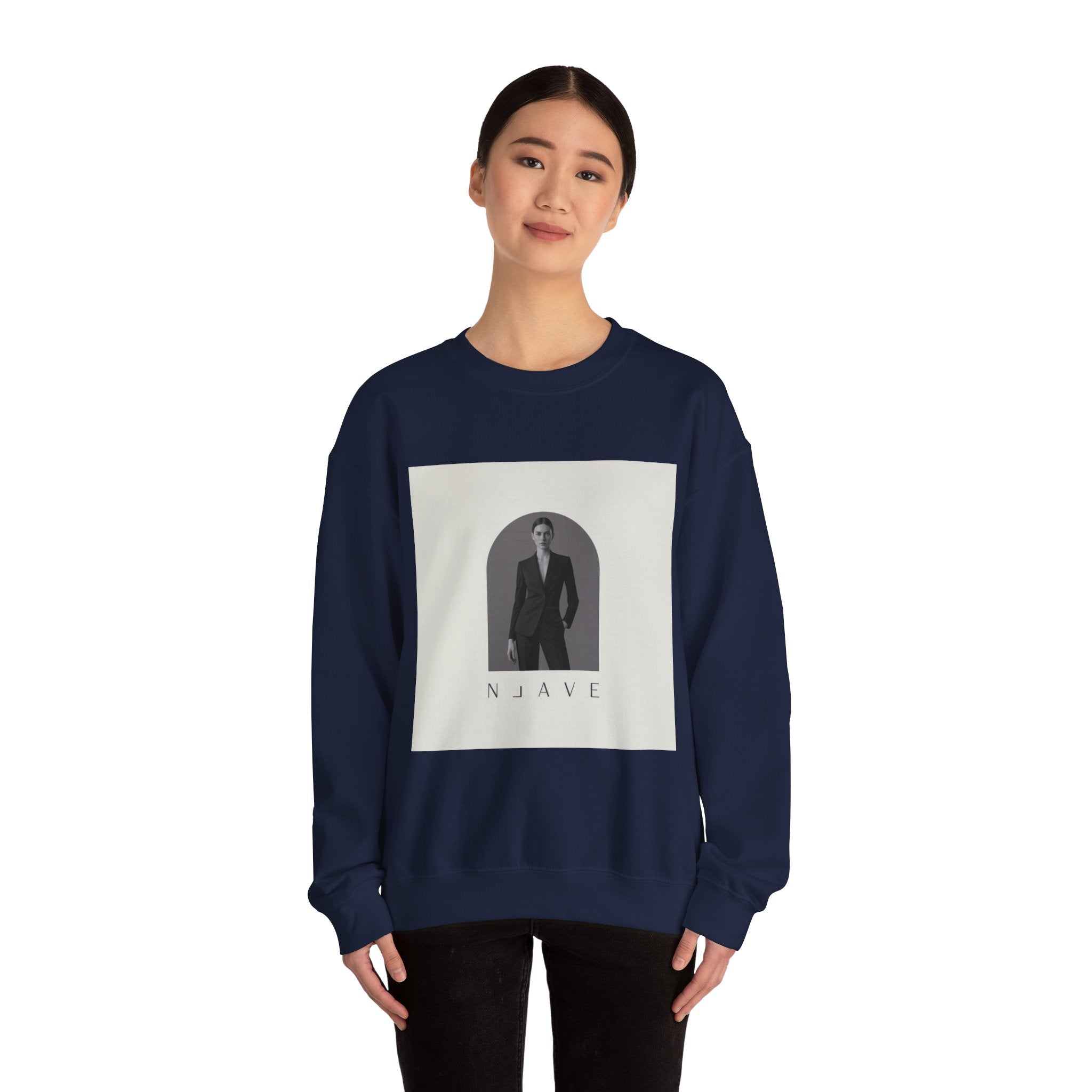 Minimal Tonal Graphic Sweatshirt | monochrome outfit, tonal loungewear