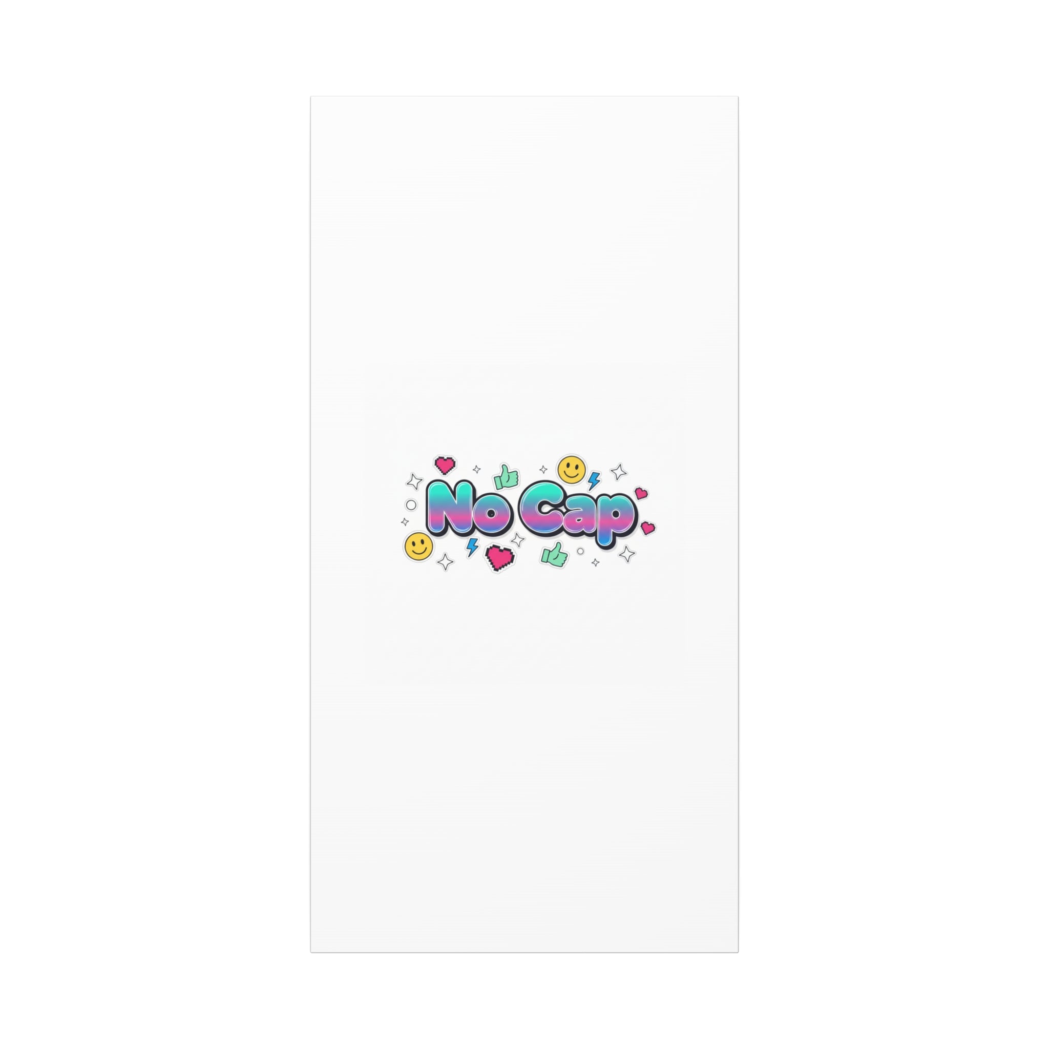 No Cap Canvas | Gen-Z Slang, Internet Lingo Wall Art