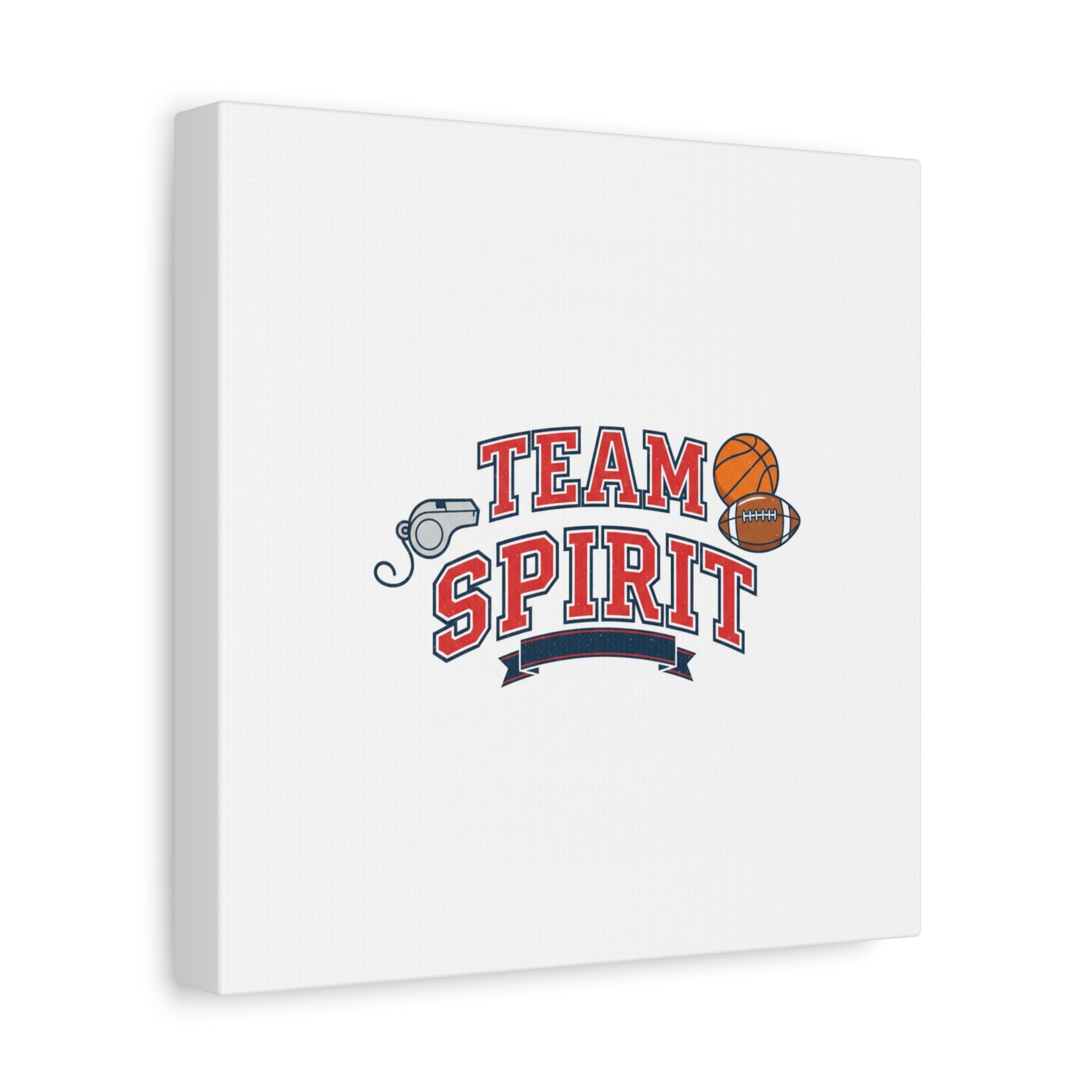 Team Spirit varsity crest Canvas