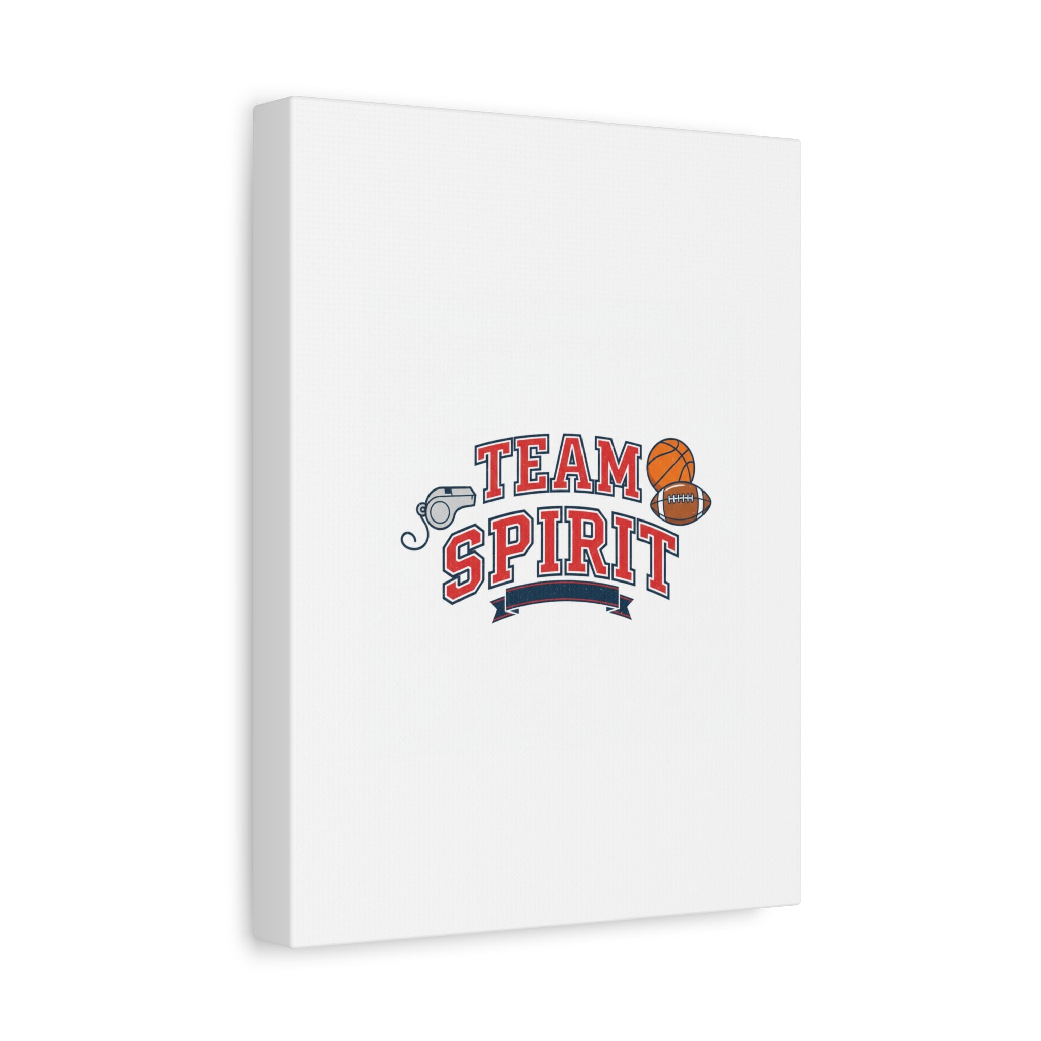 Team Spirit varsity crest Canvas