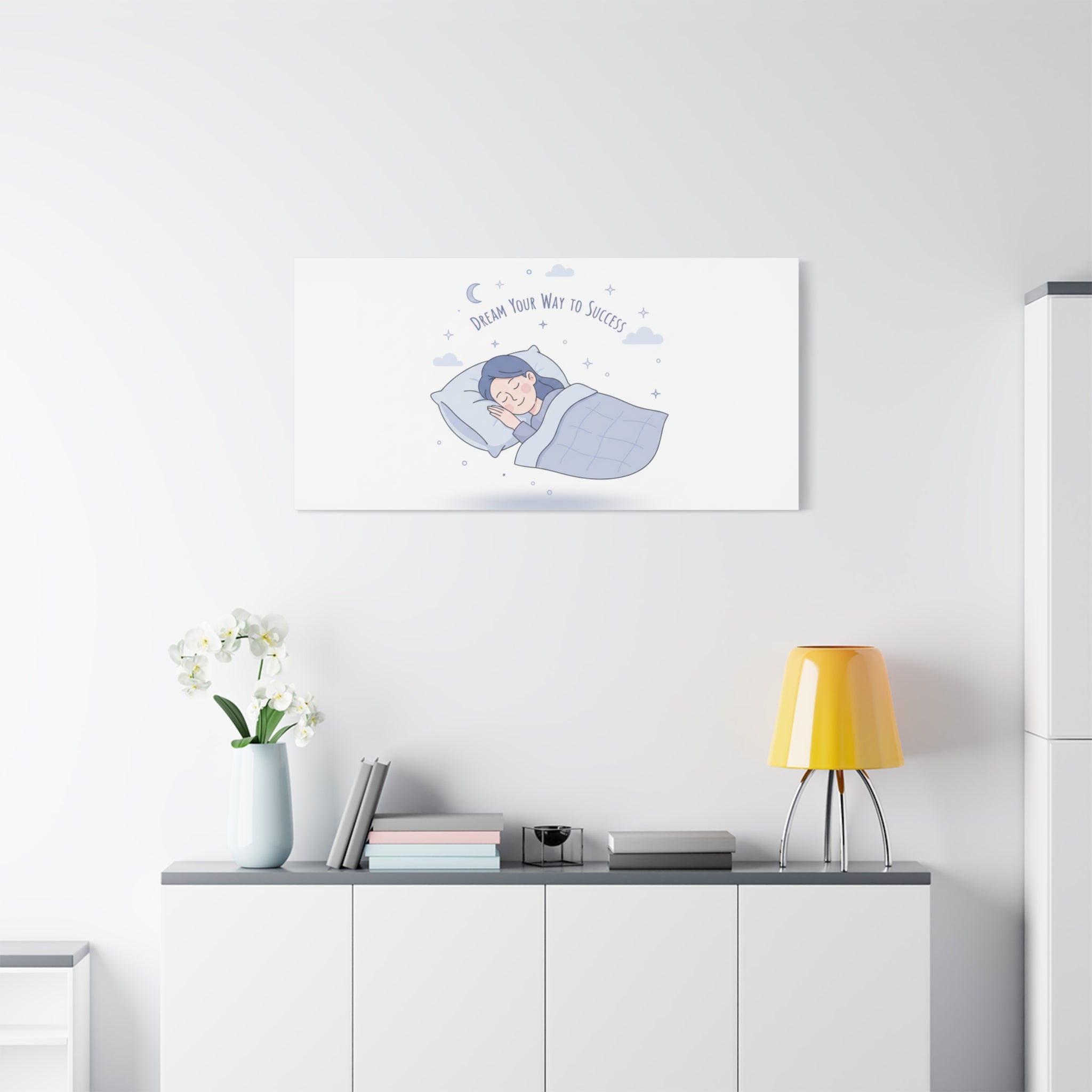 Dream Your Way to Success Canvas | Sleepmaxxing, Rest Is Productive