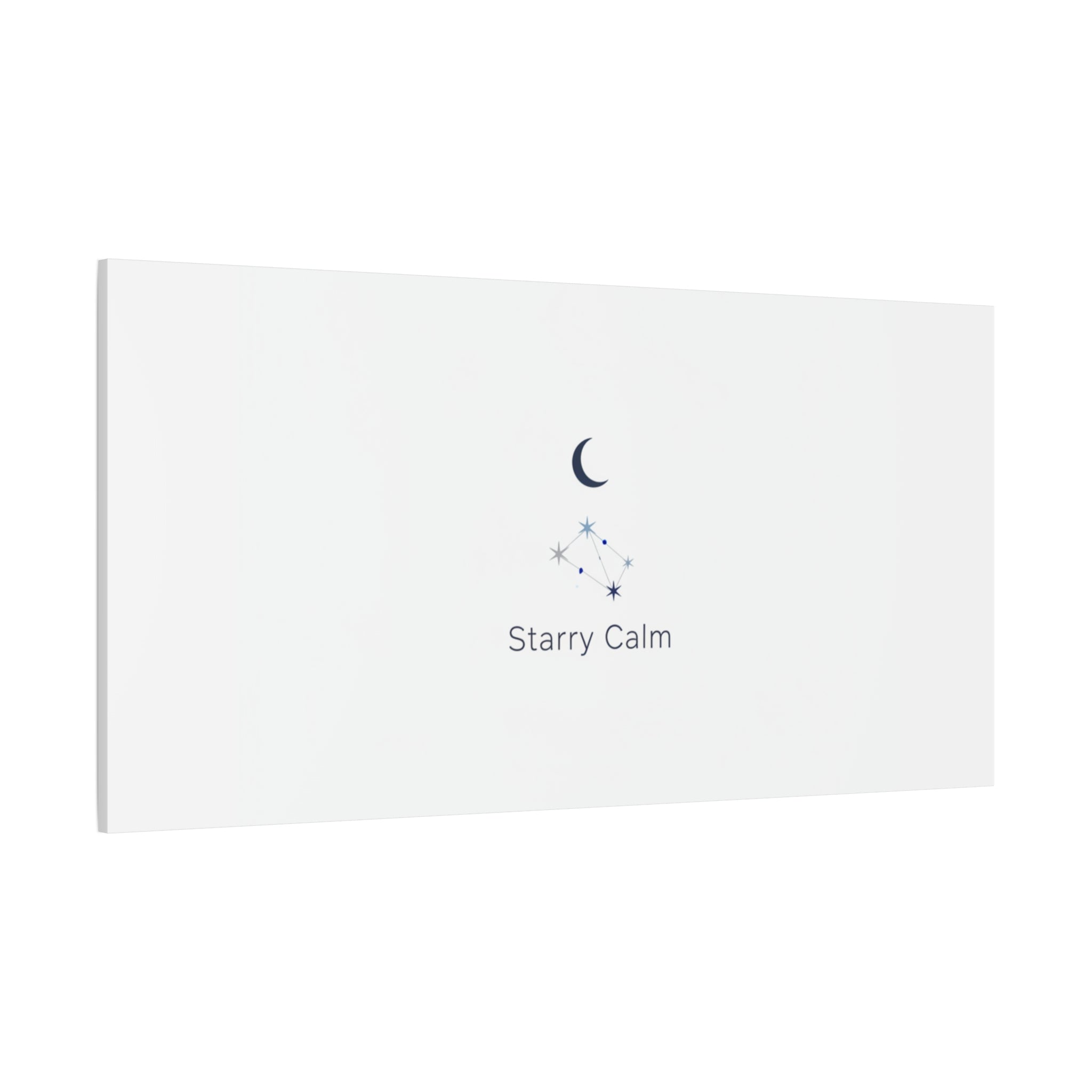 Starry Calm Moon & Constellation Canvas, minimal astrology art print