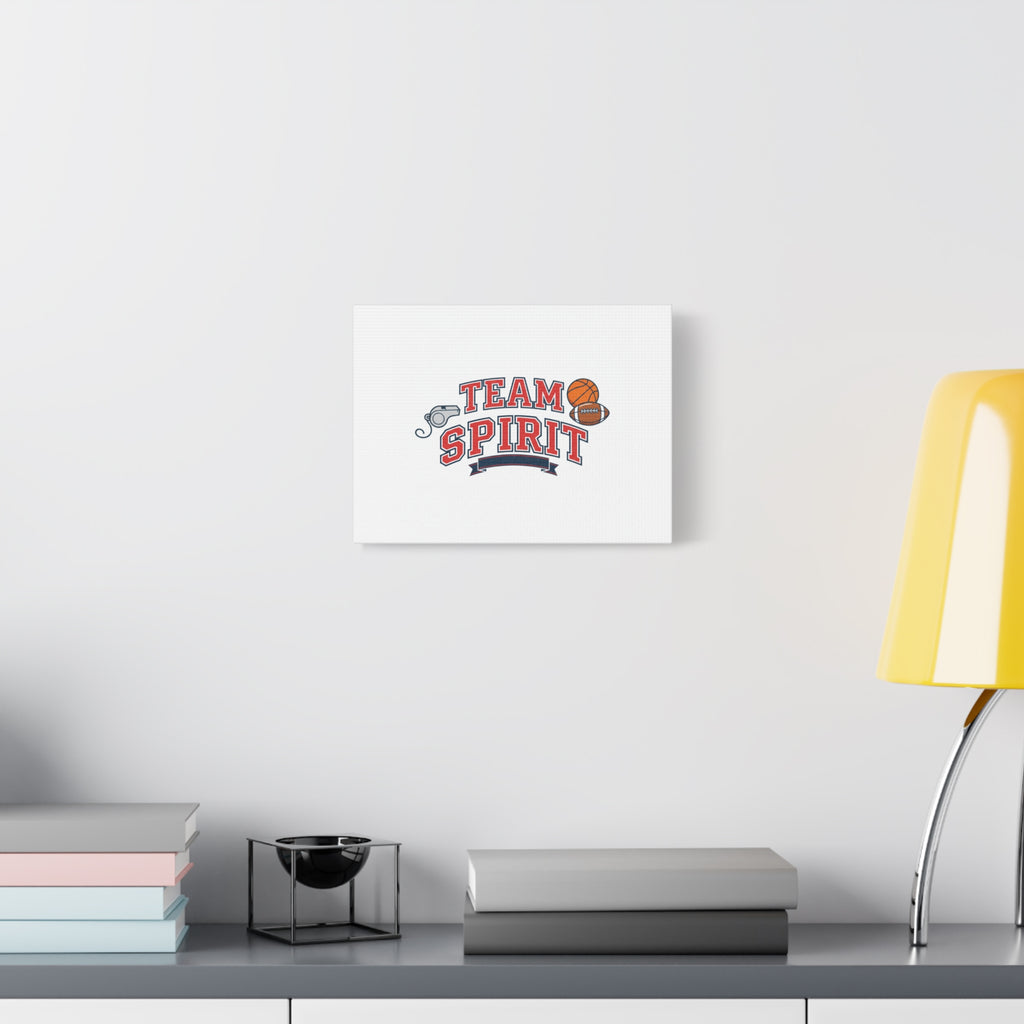 Team Spirit varsity crest Canvas