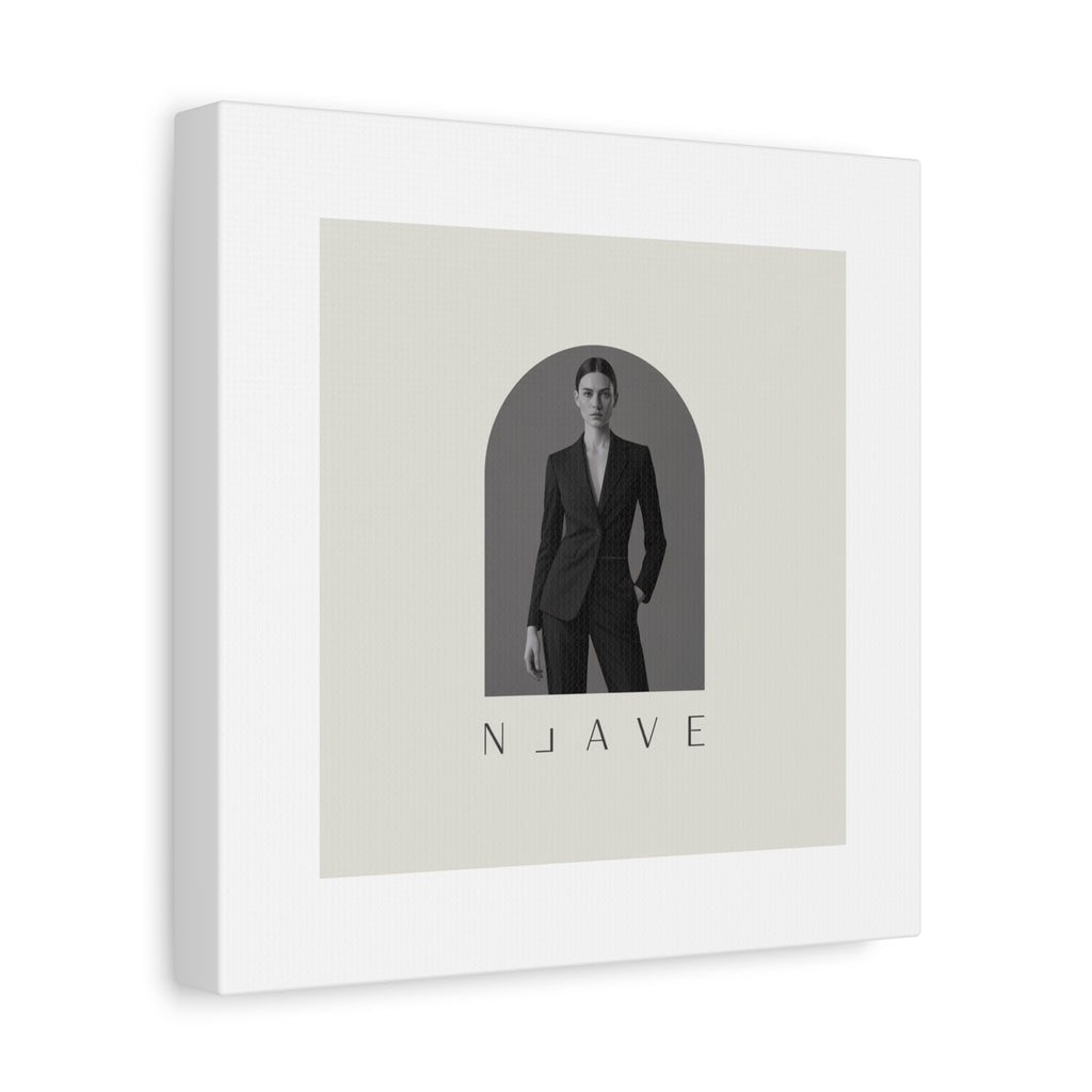 Monochrome Minimal Fashion Print, Canvas
