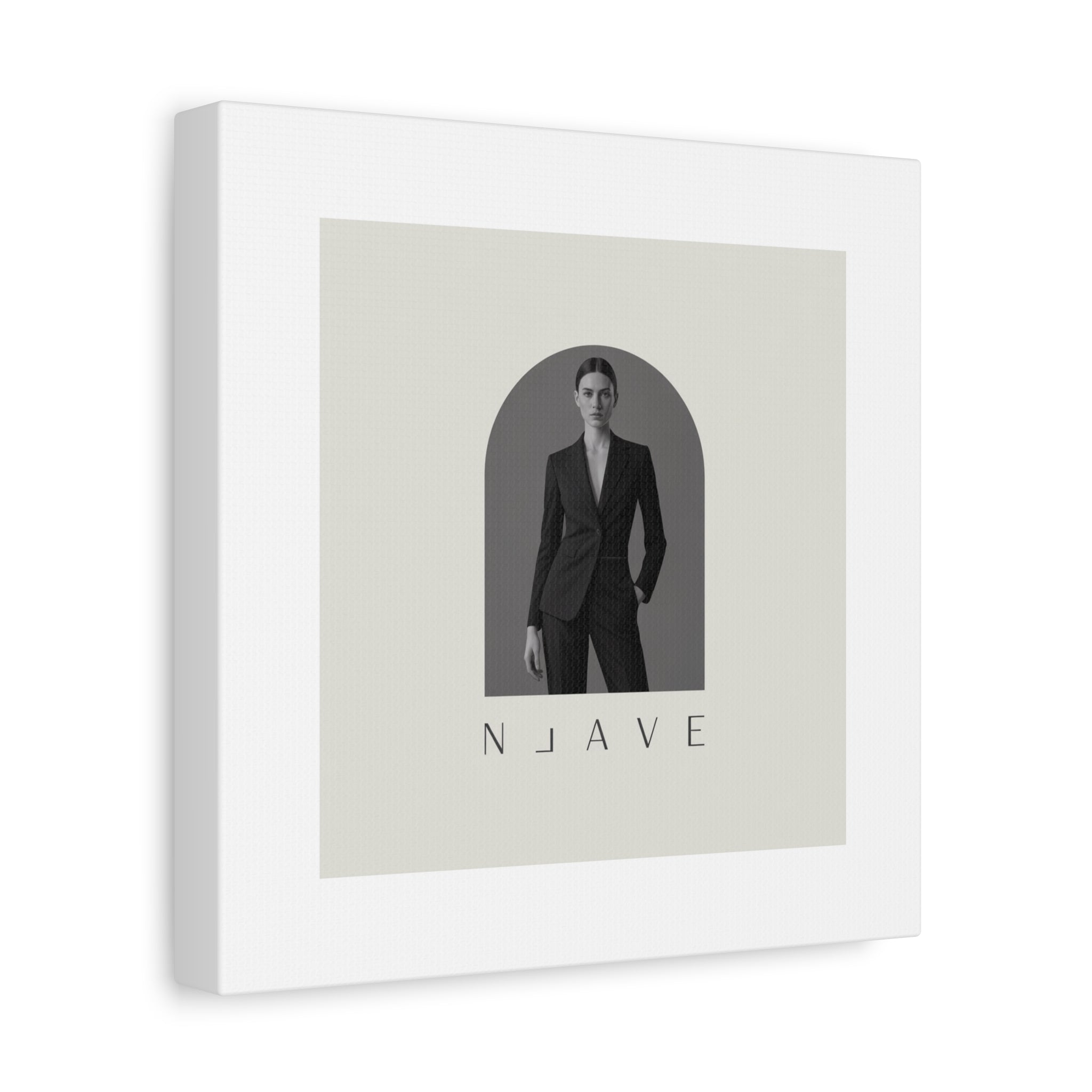 Monochrome Minimal Fashion Print, Canvas