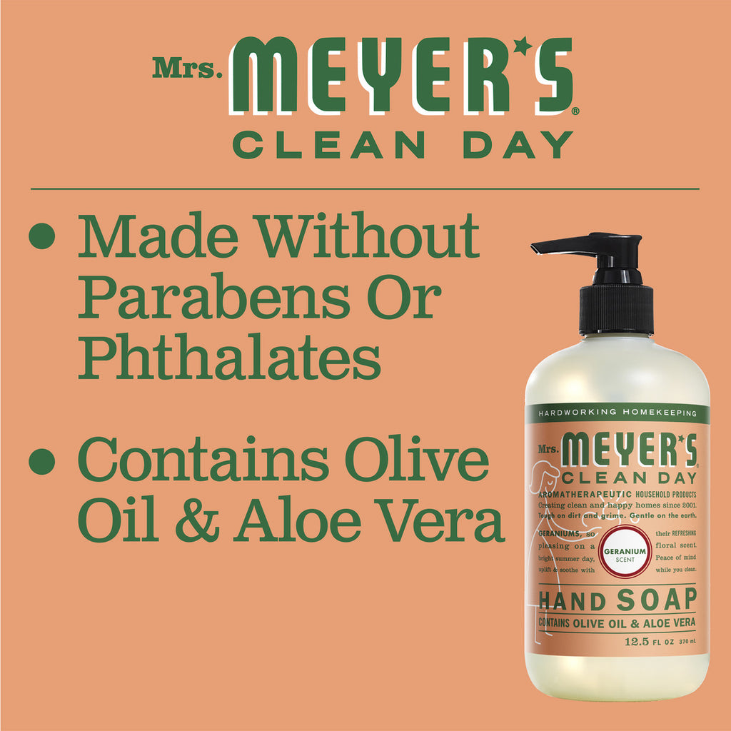 Meyers Geranium Liquid Hand Soap (6x12.5 Oz)-5
