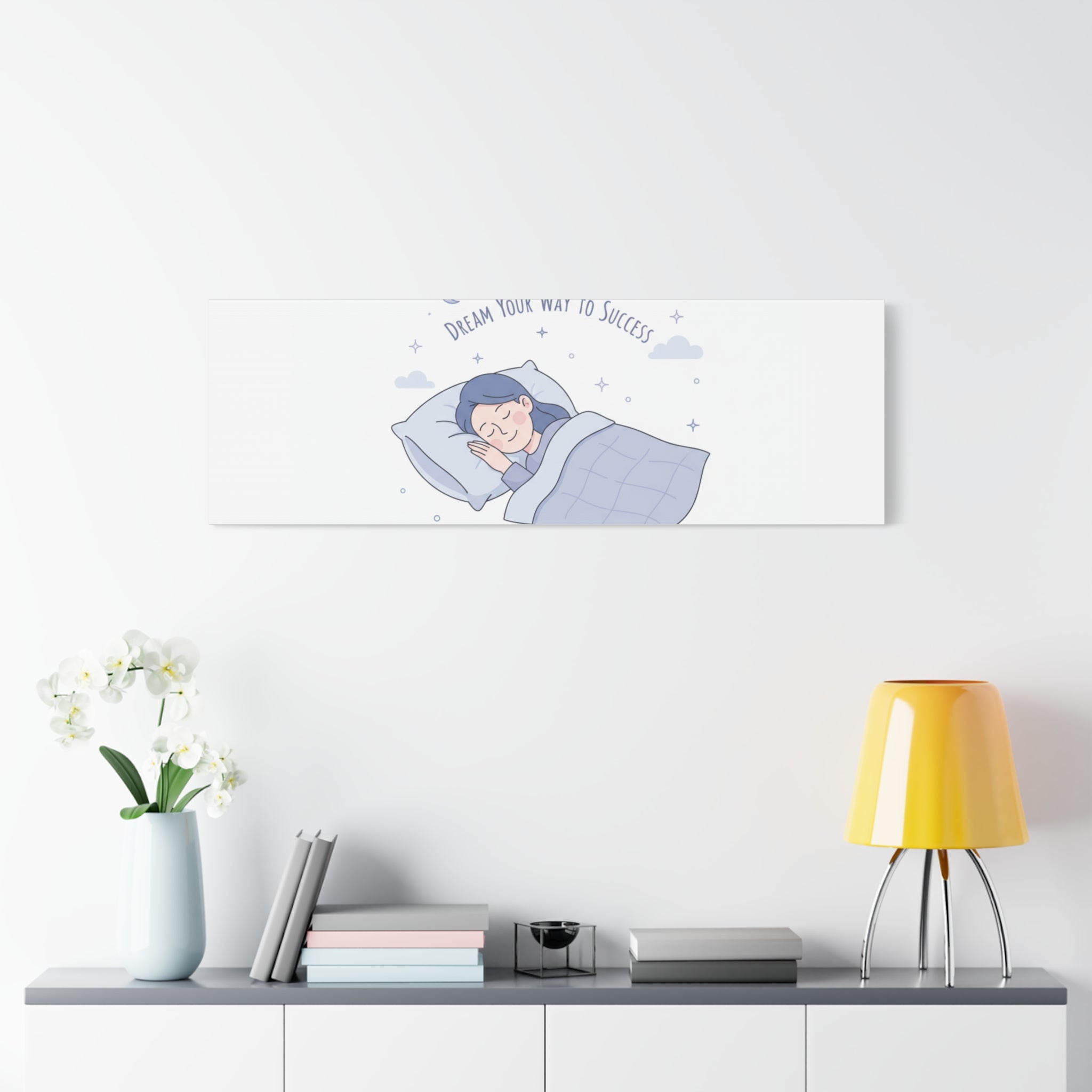 Dream Your Way to Success Canvas | Sleepmaxxing, Rest Is Productive