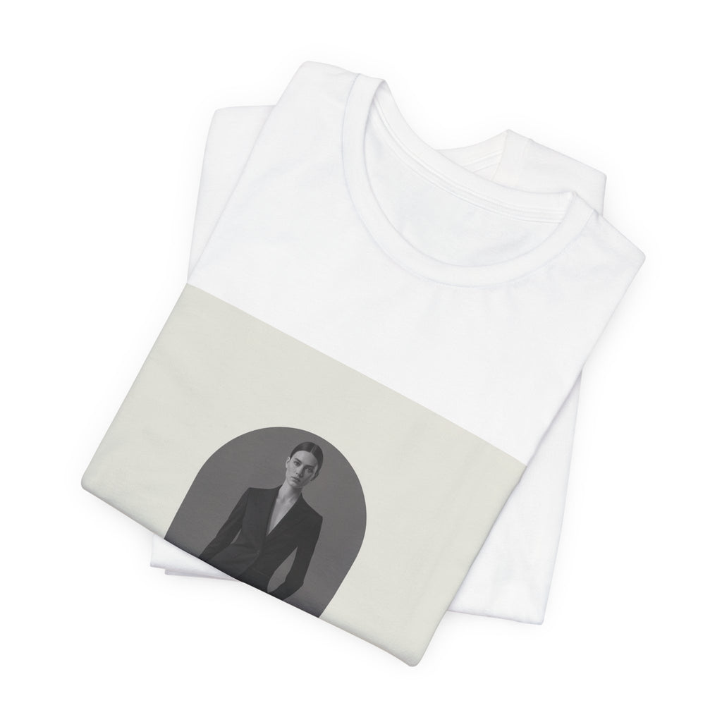 Monochrome Arch Portrait Tee | tonal loungewear, matching set shirt