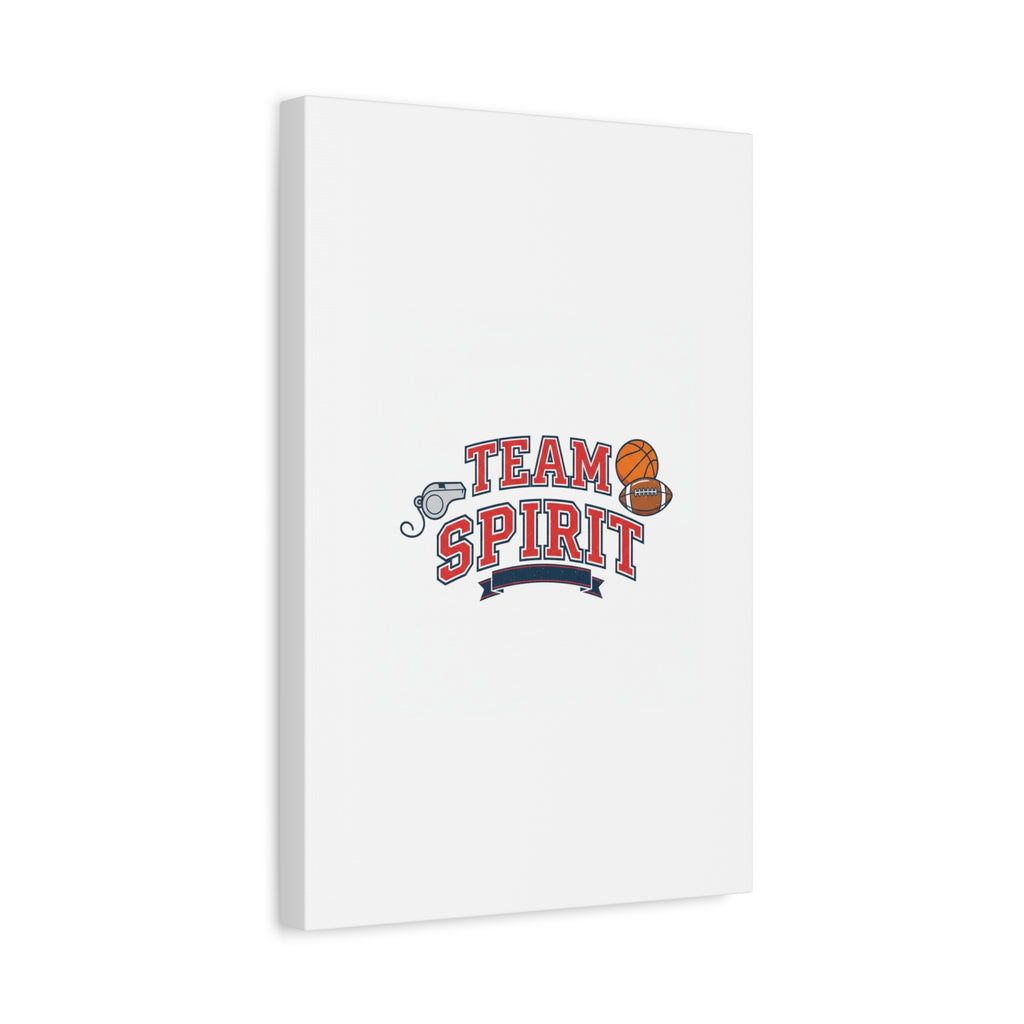 Team Spirit varsity crest Canvas