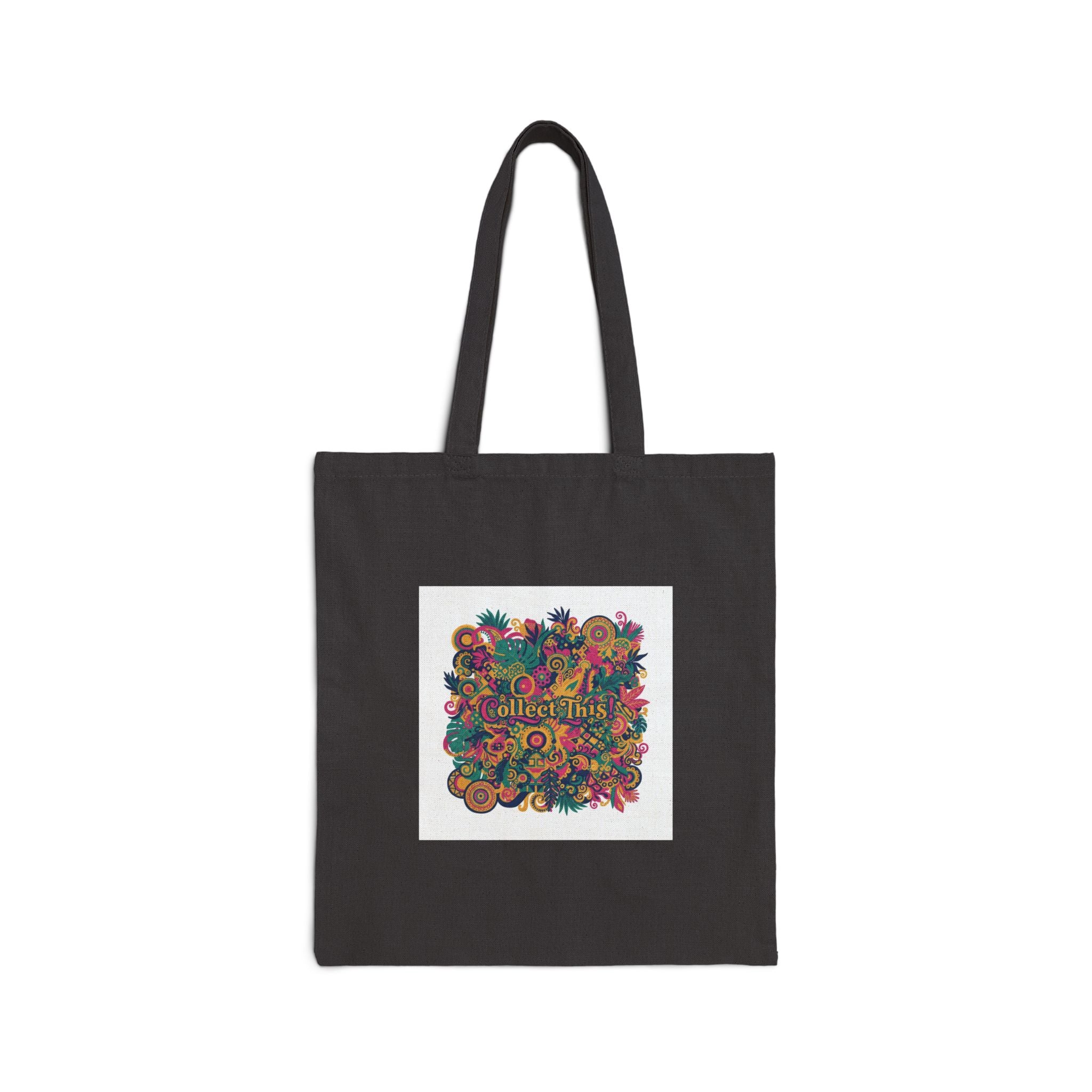 Bold Floral Collage Tote | Maximalist Pattern, Boho Collage Print