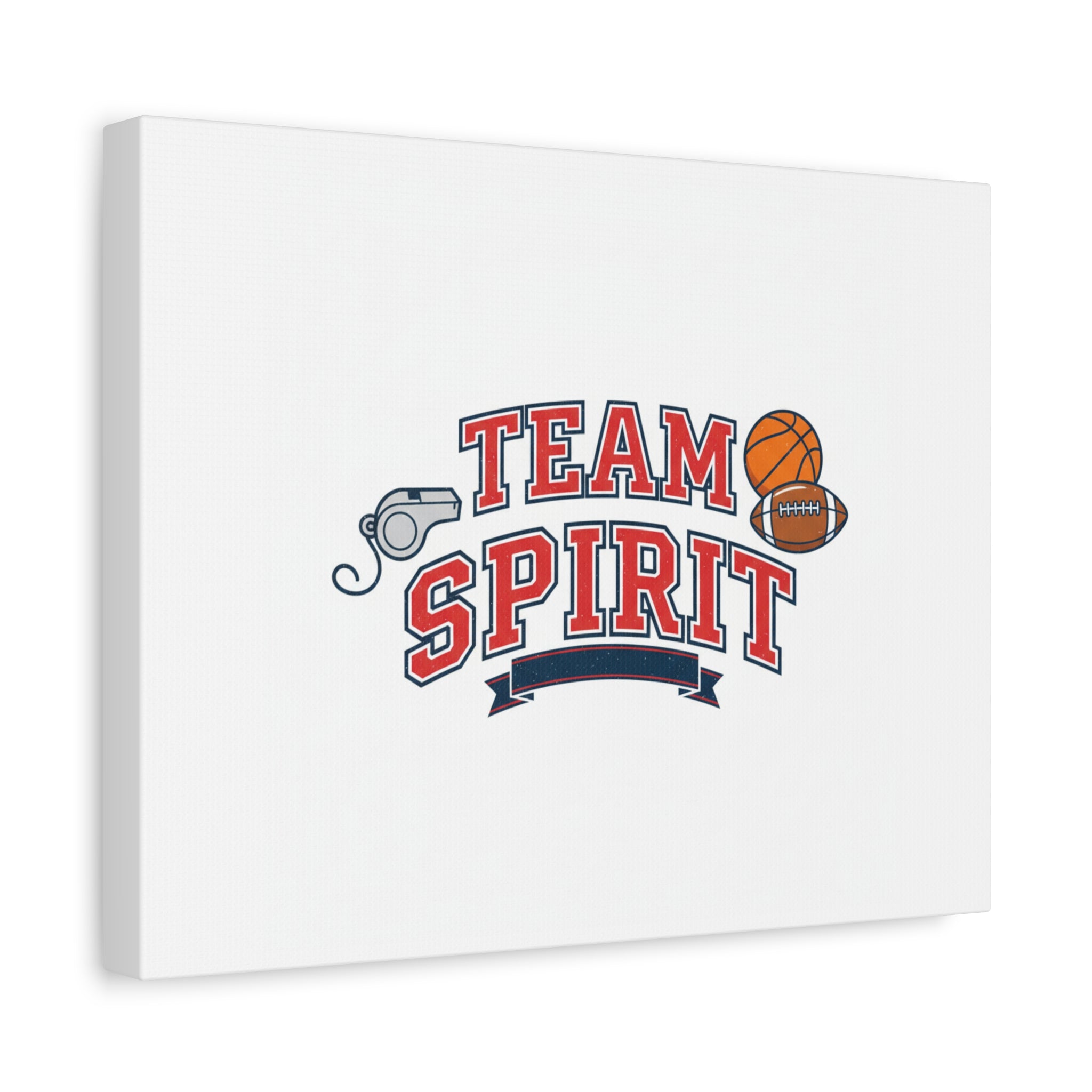 Team Spirit varsity crest Canvas