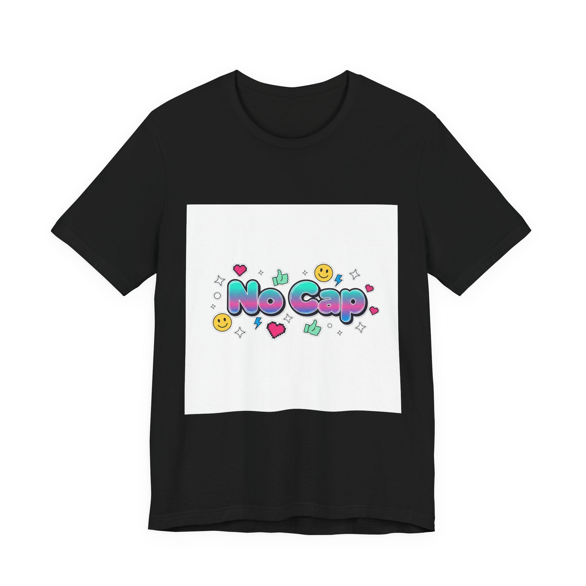 No Cap tee | Gen-Z slang shirt, bold meme typography