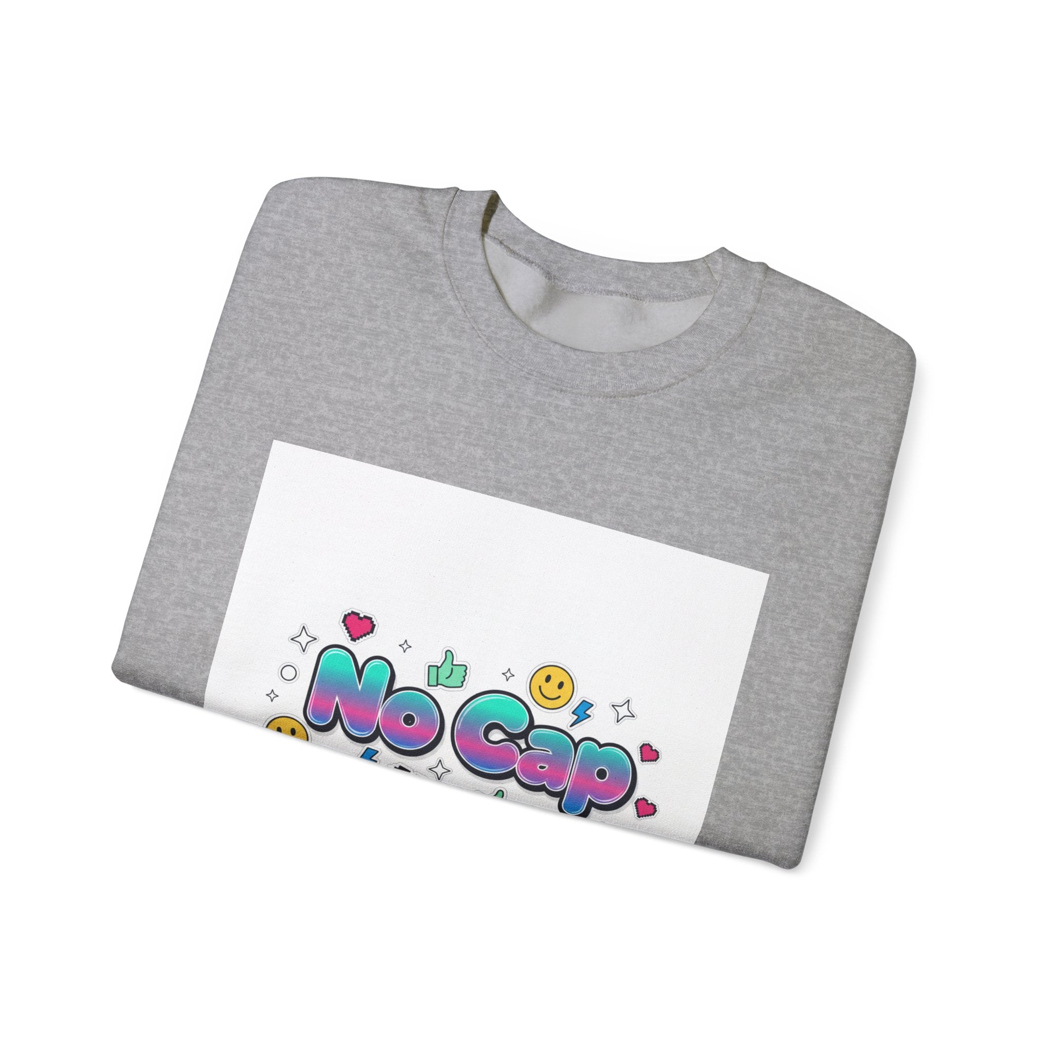No Cap Crewneck Sweatshirt | Gen-Z Slang, Internet Lingo