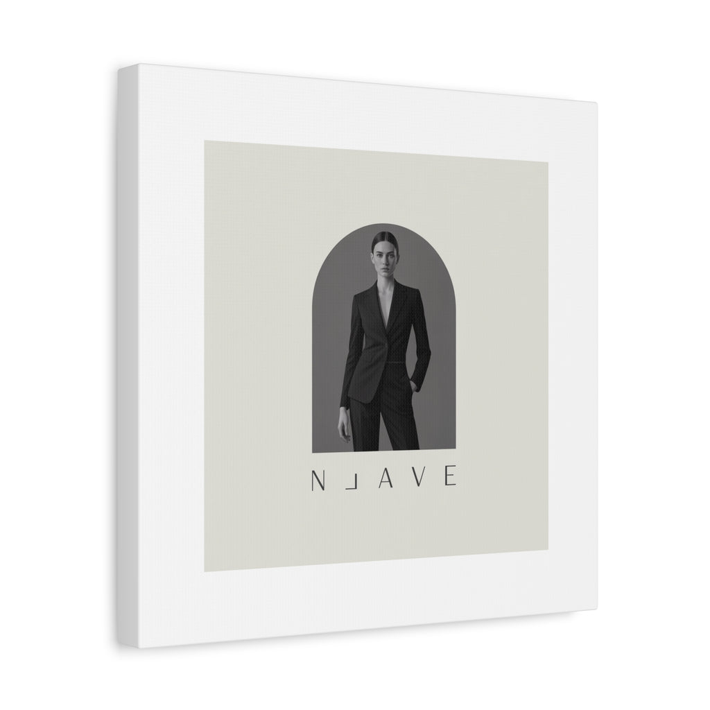 Monochrome Minimal Fashion Print, Canvas