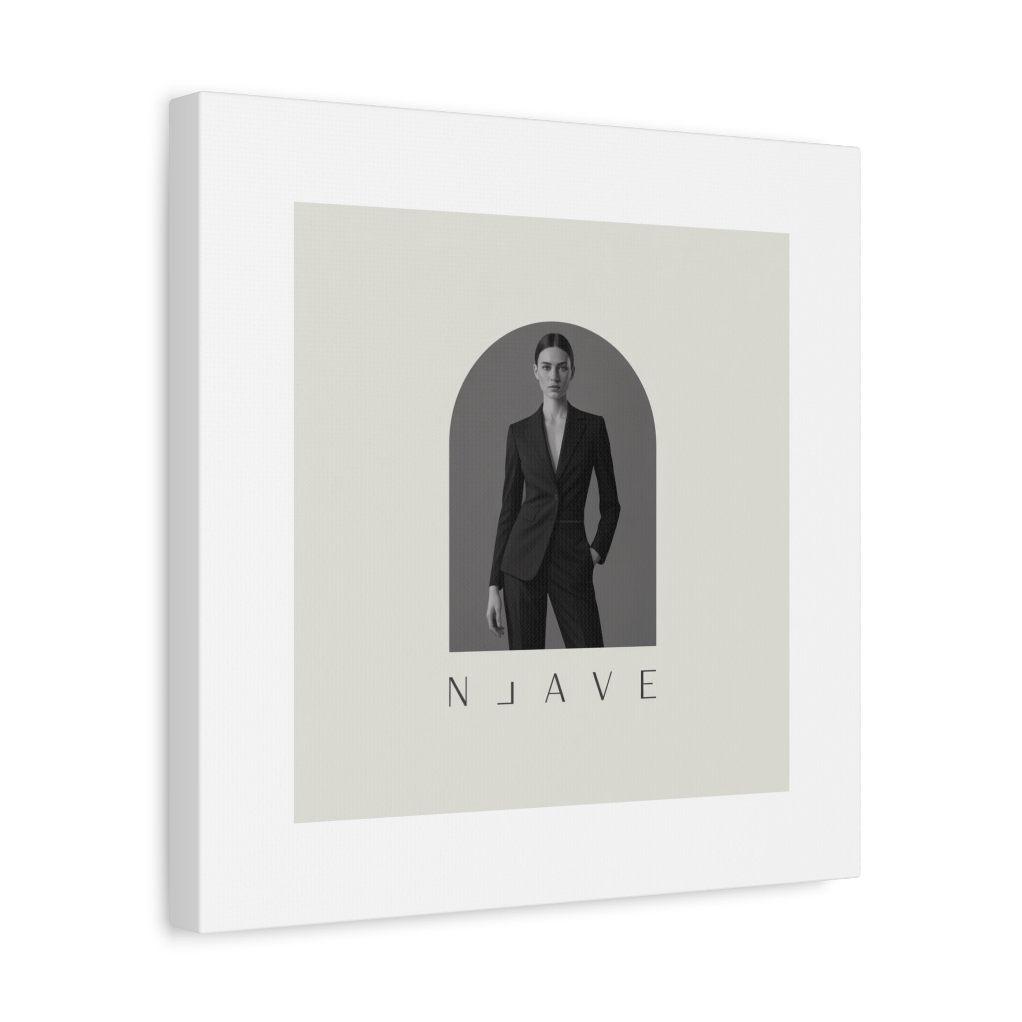 Monochrome Minimal Fashion Print, Canvas