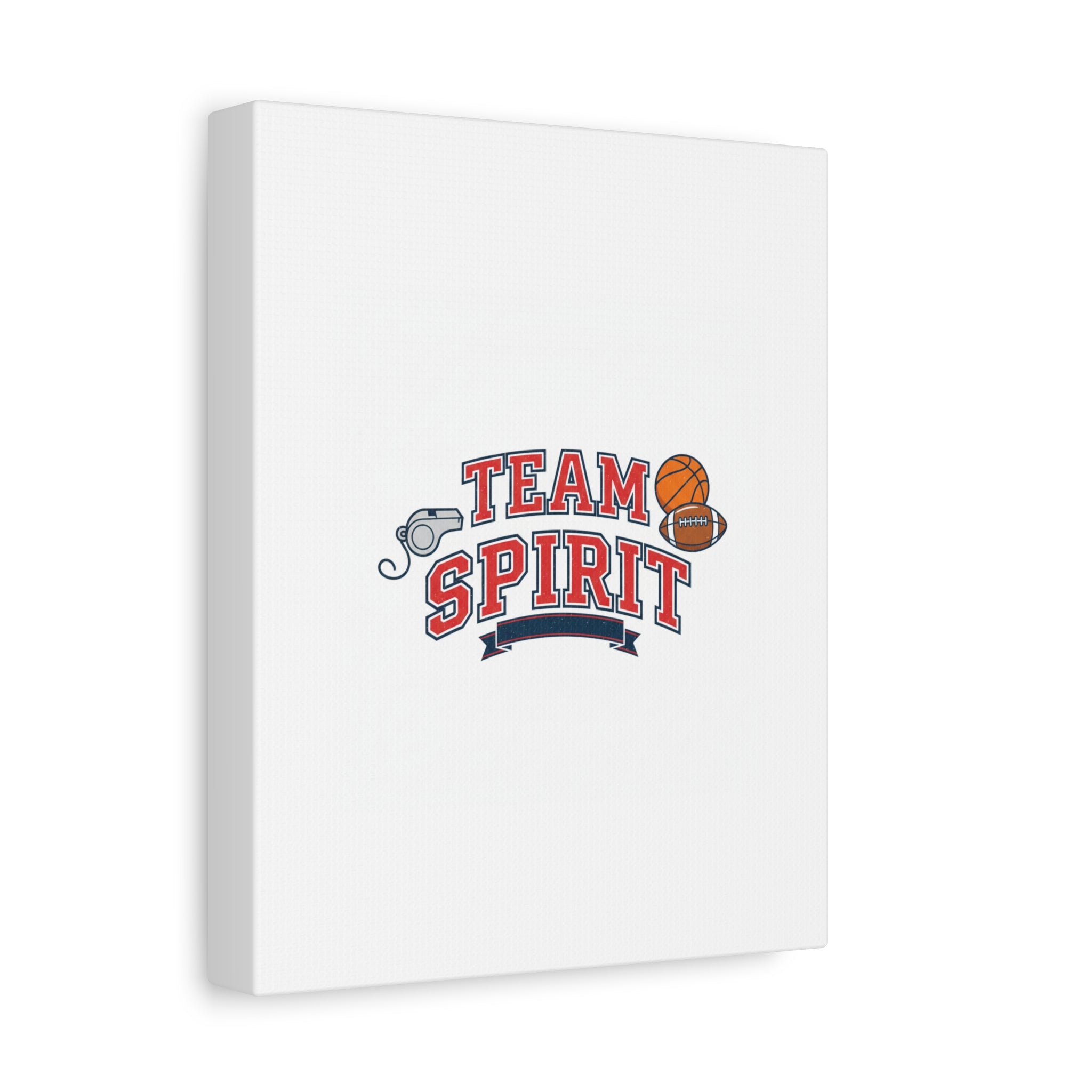 Team Spirit varsity crest Canvas