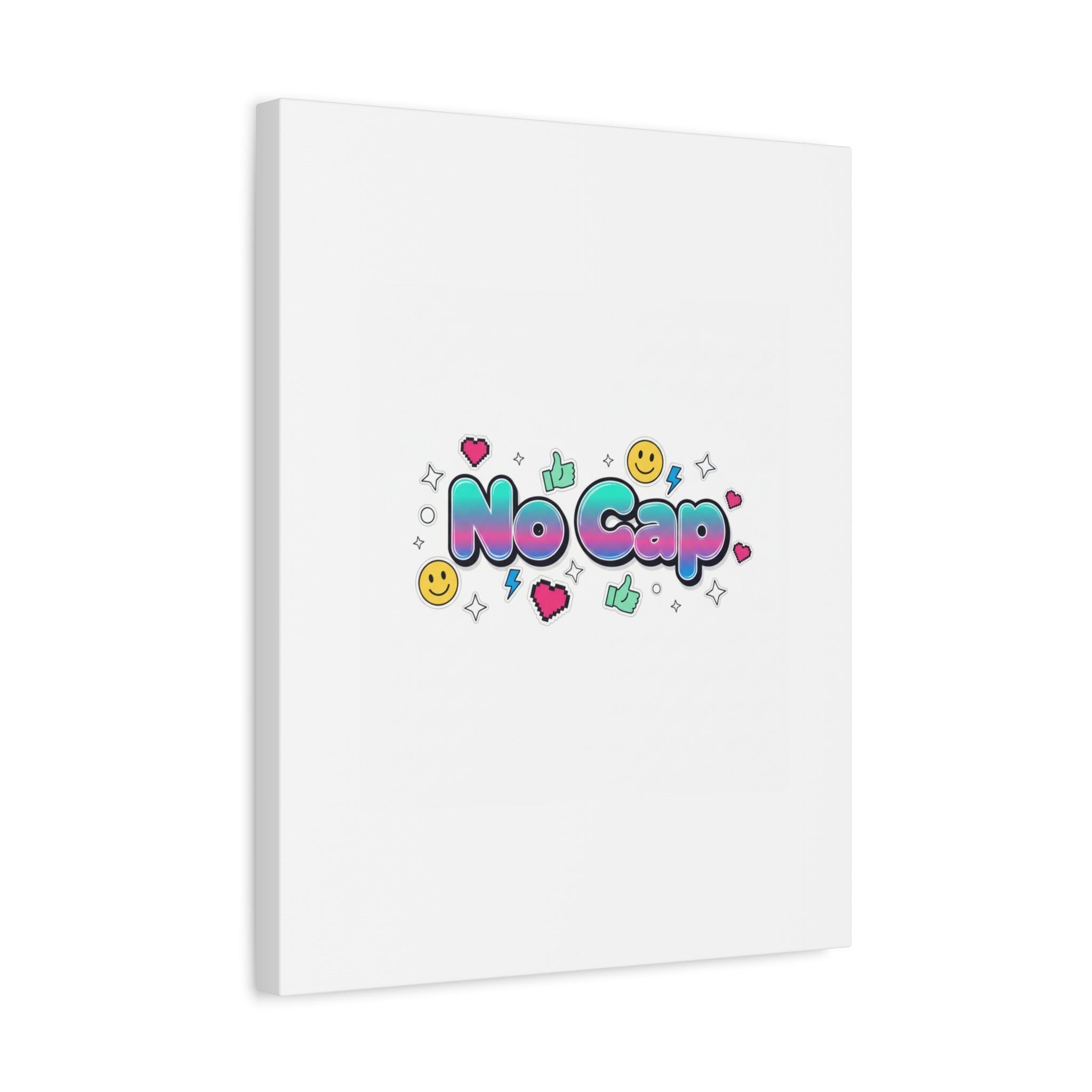 No Cap Canvas | Gen-Z Slang, Internet Lingo Wall Art