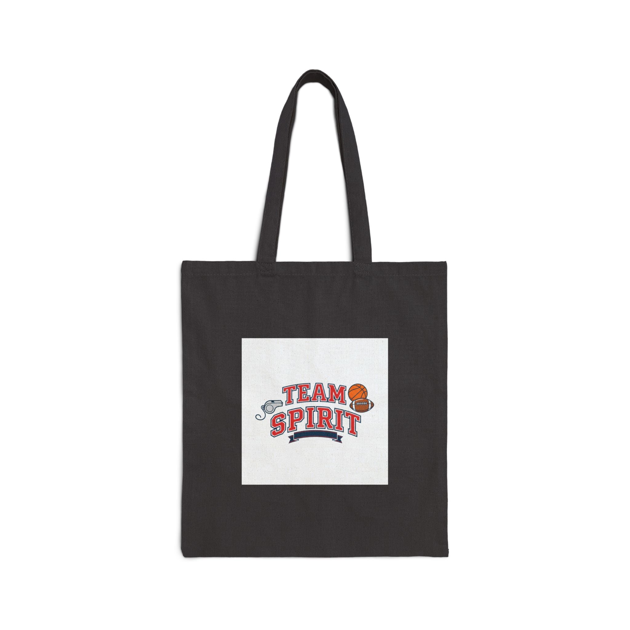 Team Spirit Tote | Varsity Athletic Block Letter Canvas Tote