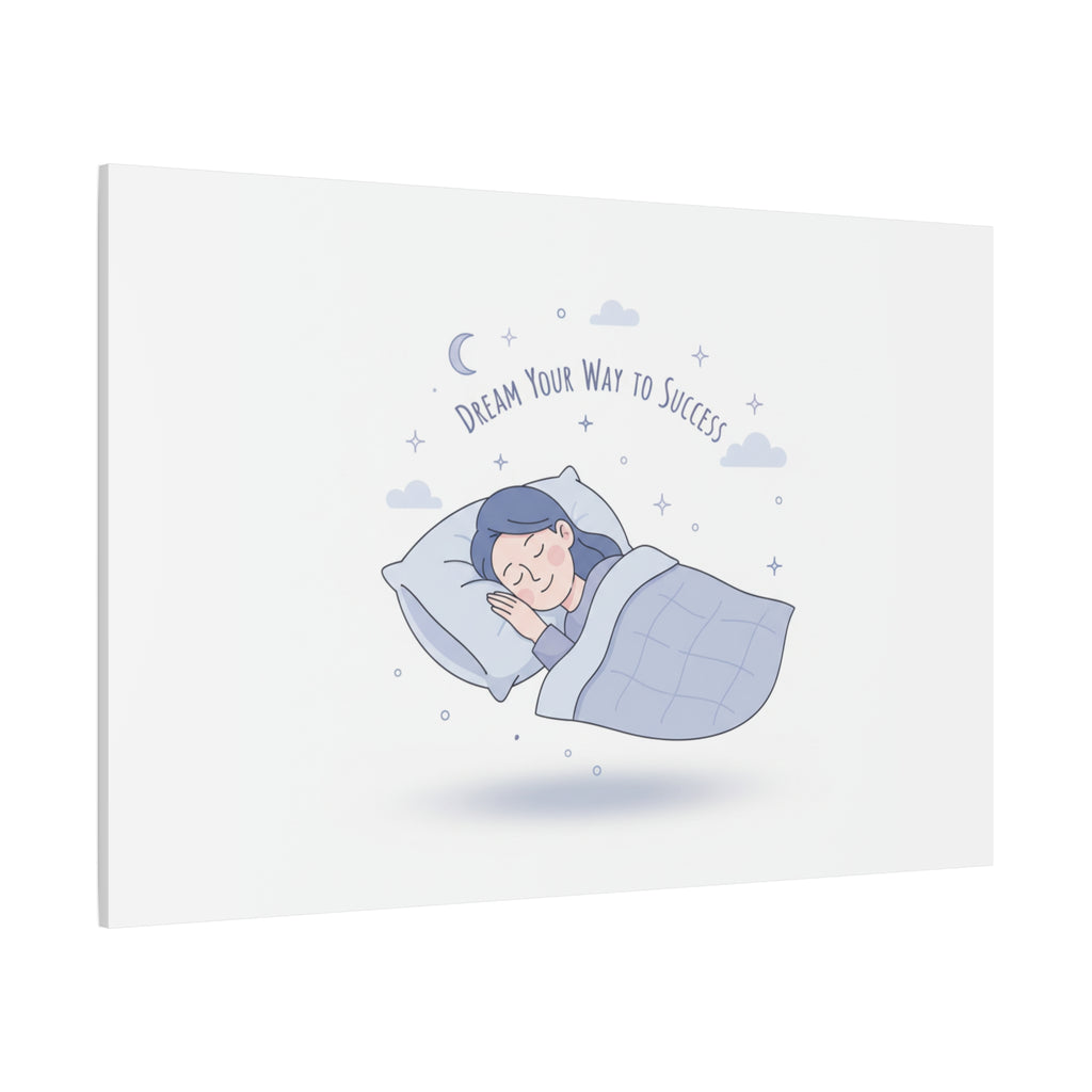 Dream Your Way to Success Canvas | Sleepmaxxing, Rest Is Productive