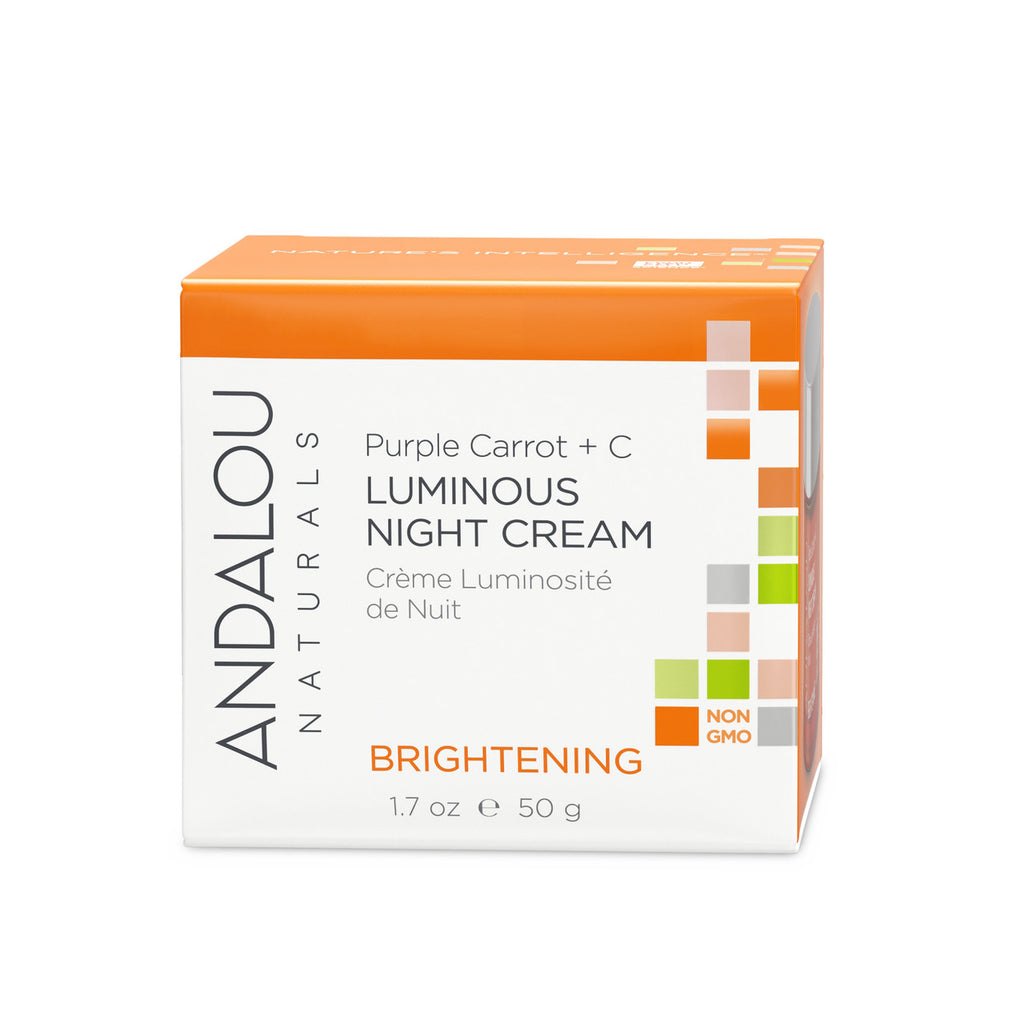 Andalou Naturals Purple Carrot +C Luminous Night Cream (1x1.7 Oz)-2