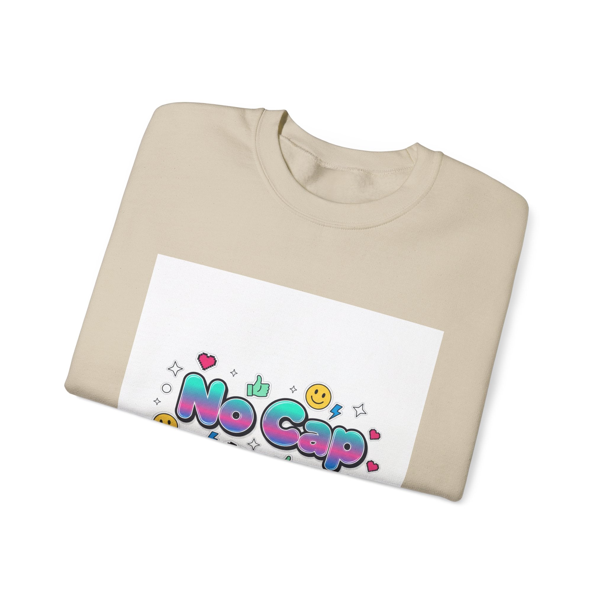 No Cap Crewneck Sweatshirt | Gen-Z Slang, Internet Lingo