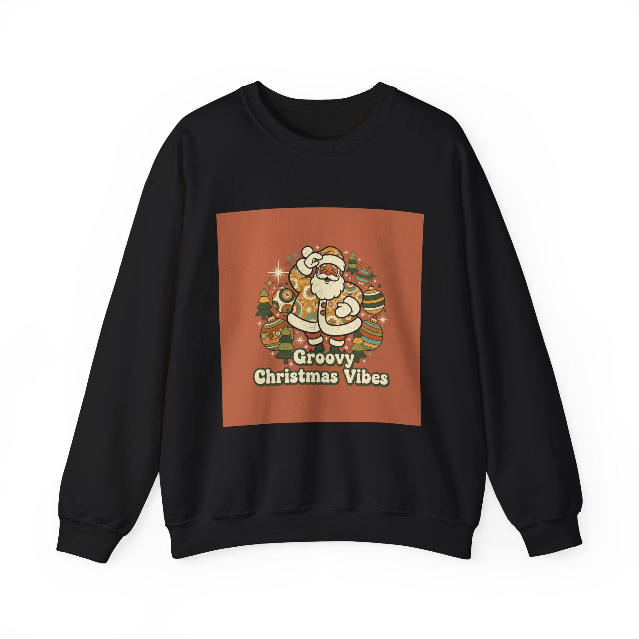 Groovy Christmas Vibes Sweatshirt | 1970s Retro Christmas, Vintage Holiday