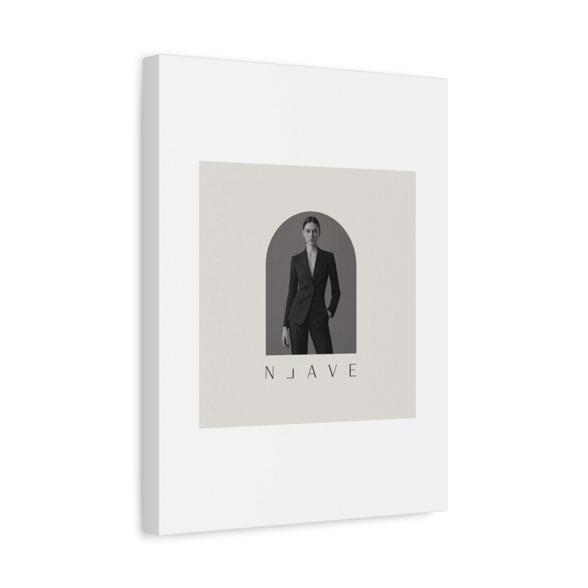 Monochrome Minimal Fashion Print, Canvas