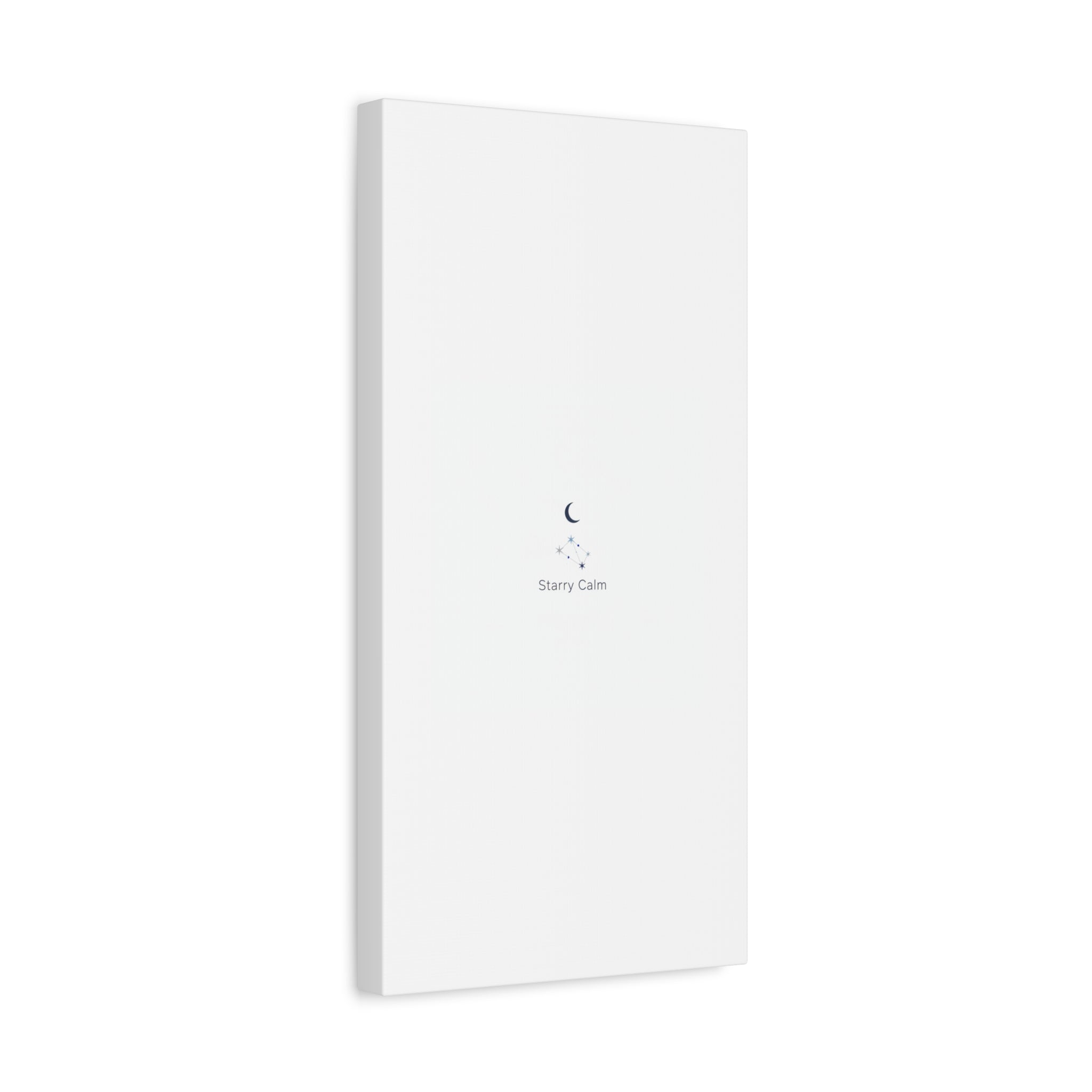 Starry Calm Moon & Constellation Canvas, minimal astrology art print