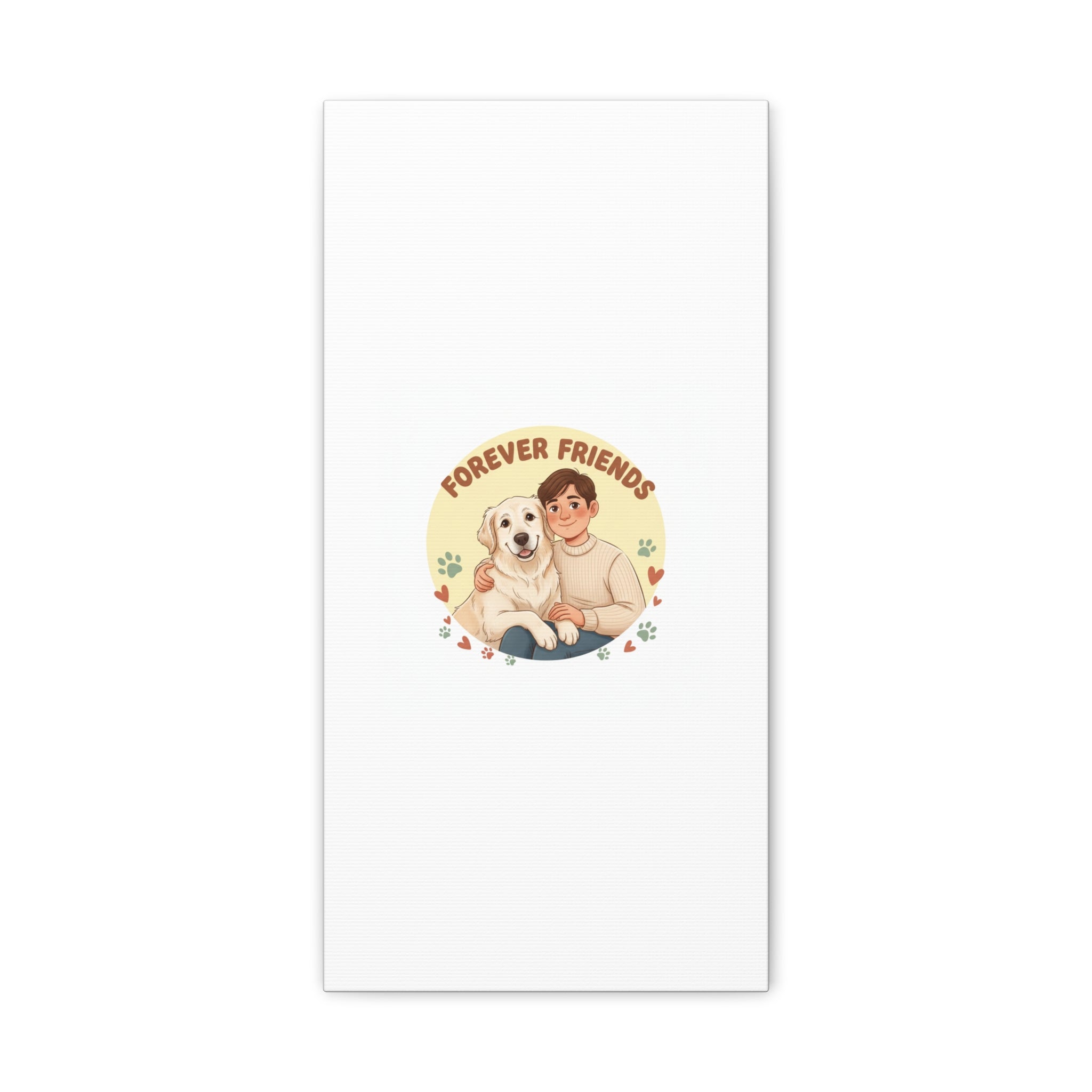 Forever Friends Dog Wall Art, Pet Canvas, Senior Dog Print | Pet-Centric Holiday