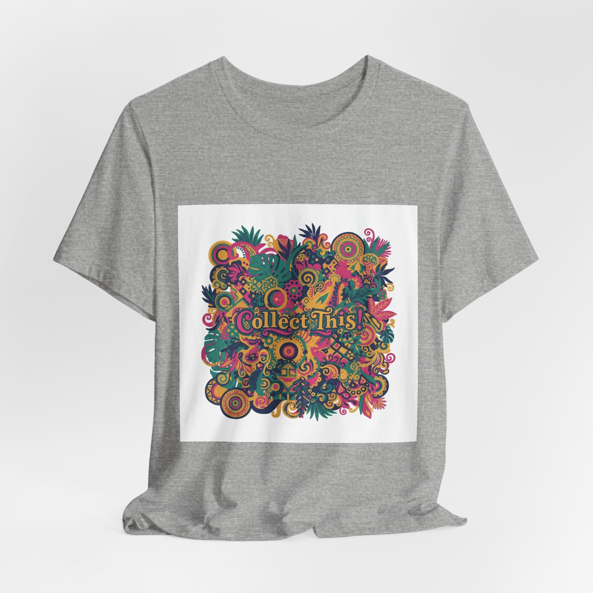 Collect This maximalist design T-Shirt | mixed pattern shirt, bold floral stripes