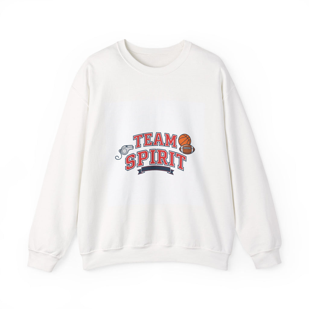 Team Spirit Crewneck Sweatshirt | Varsity/Collegiate, Athletic Block Letter