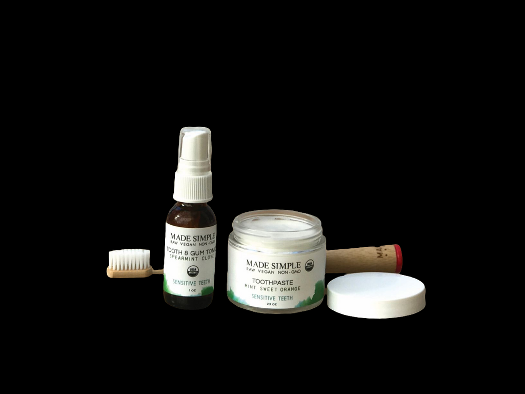 Spearmint Clove Tooth & Gum Tonic - Certified Organic, Vegan & Cruelty-free